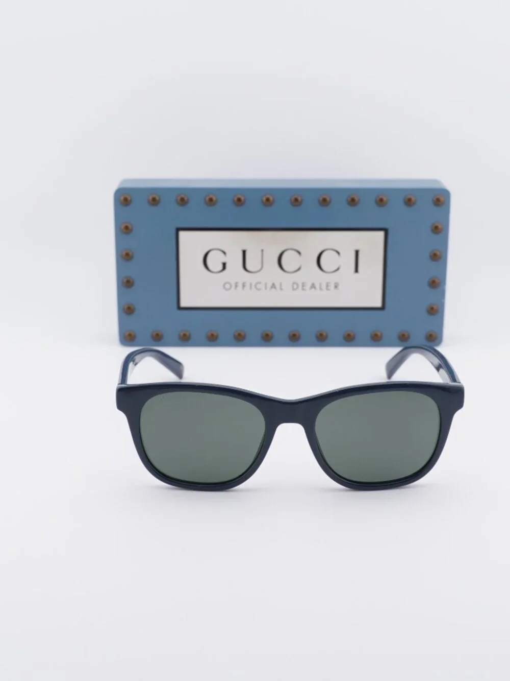 Gucci GG1985S 005 Square Men Sunglasses - Blue / Grey